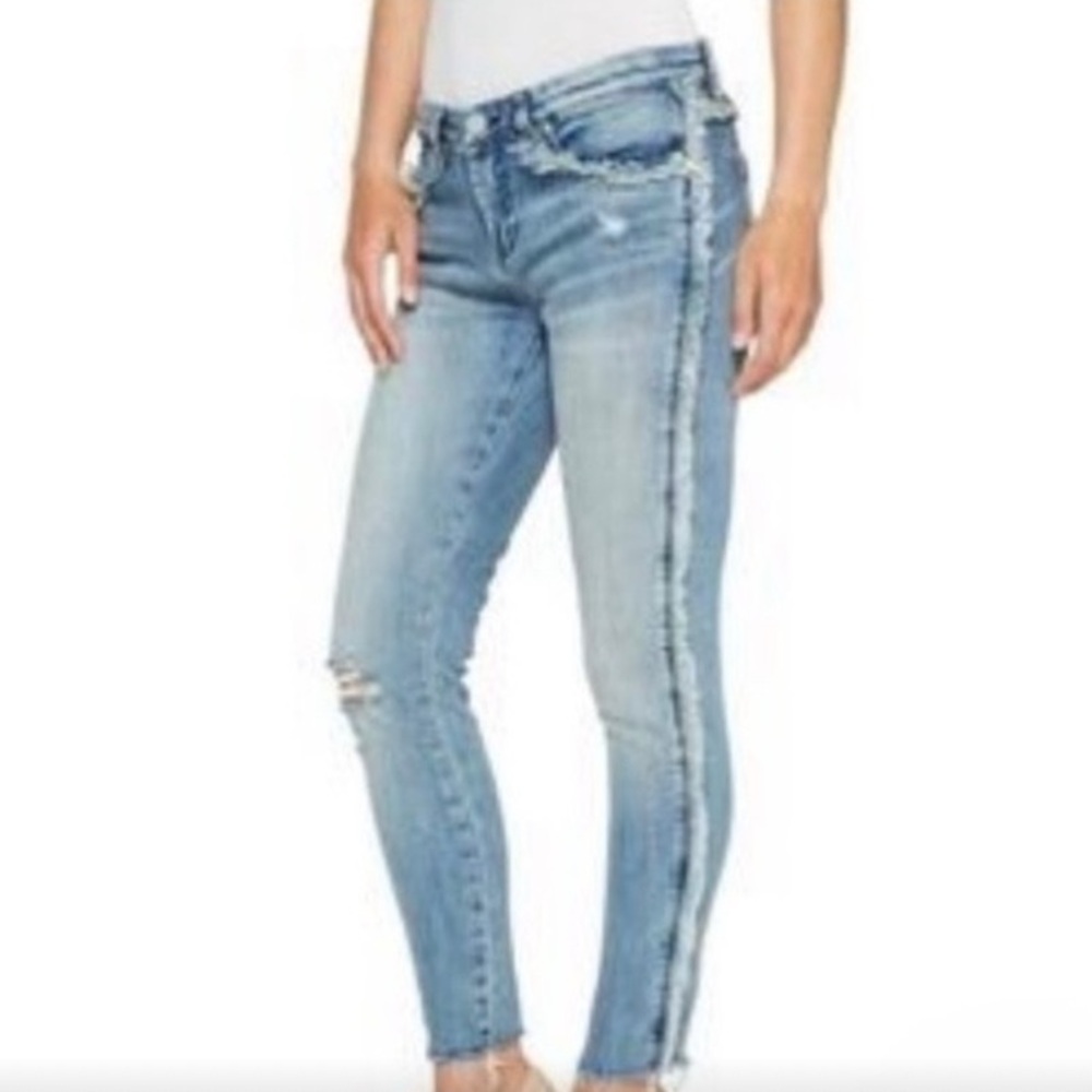 Blank NYC Distressed Denim Skinny Jeans